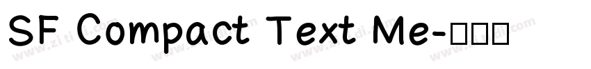 SF Compact Text Me字体转换